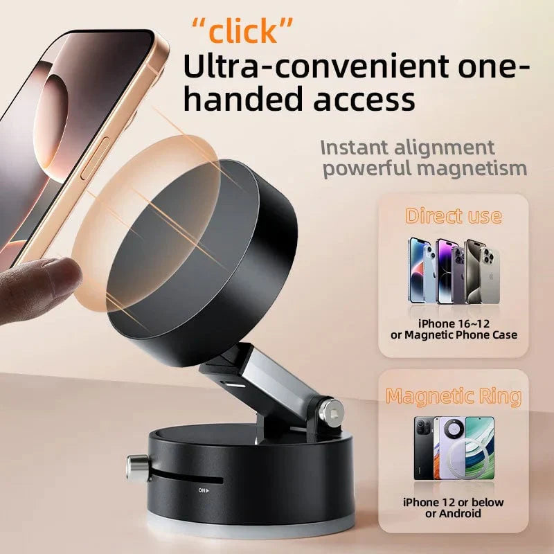 Pixoo Vacuum Suction Magnetic Phone Stand