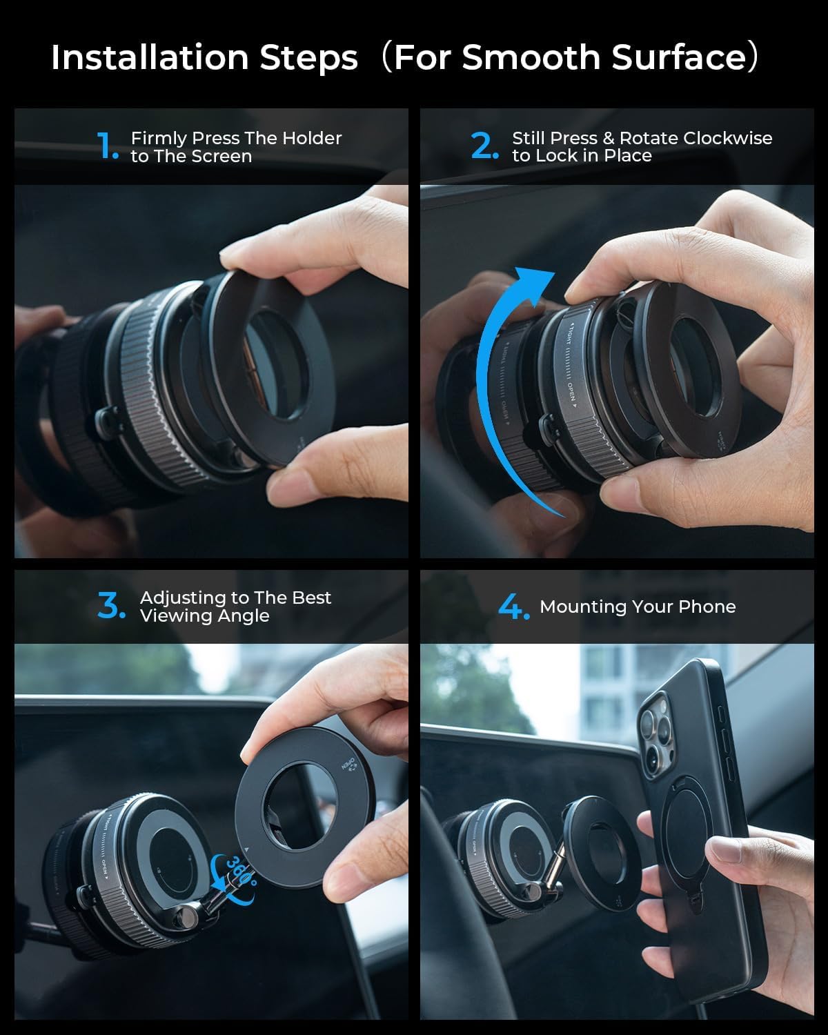 Magnetic 360° Phone Mount™