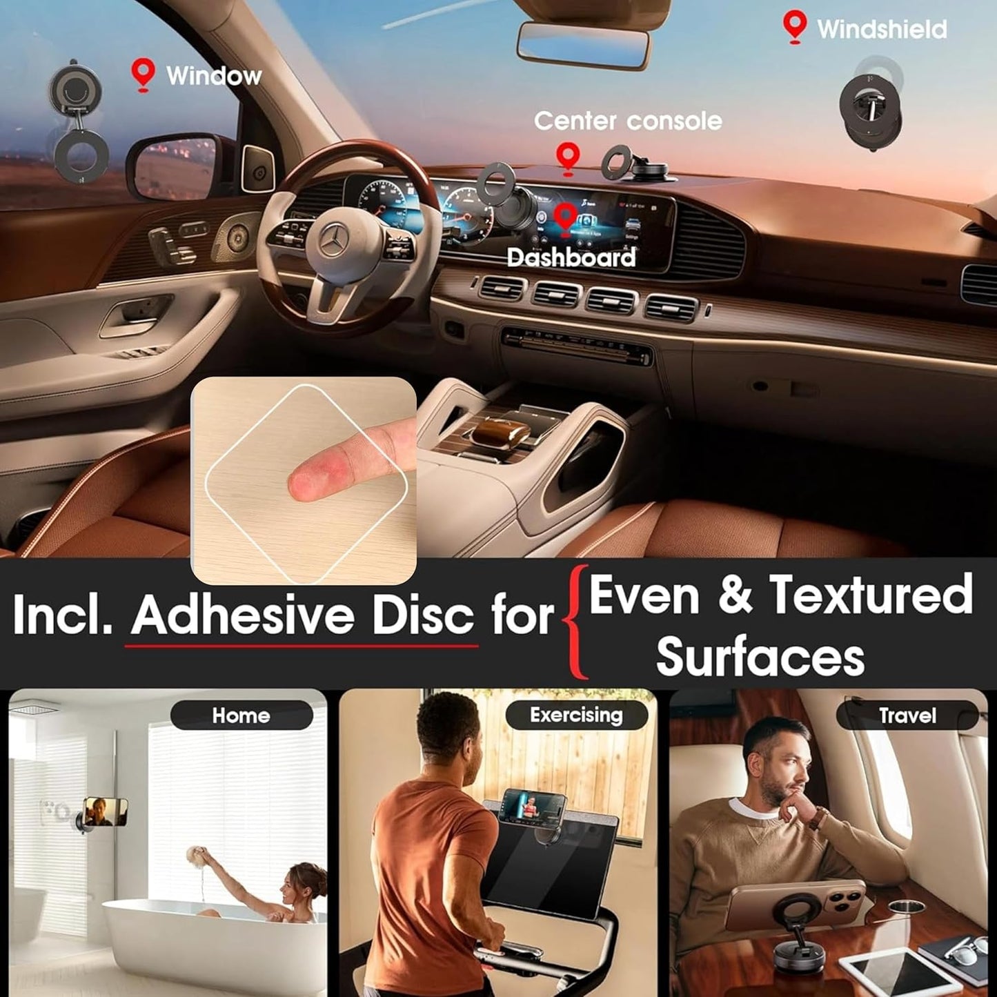 Magnetic 360° Phone Mount™